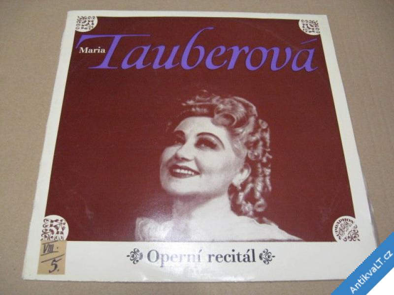 foto 
  Maria TAUBEROVÁ operní recitál 1973 