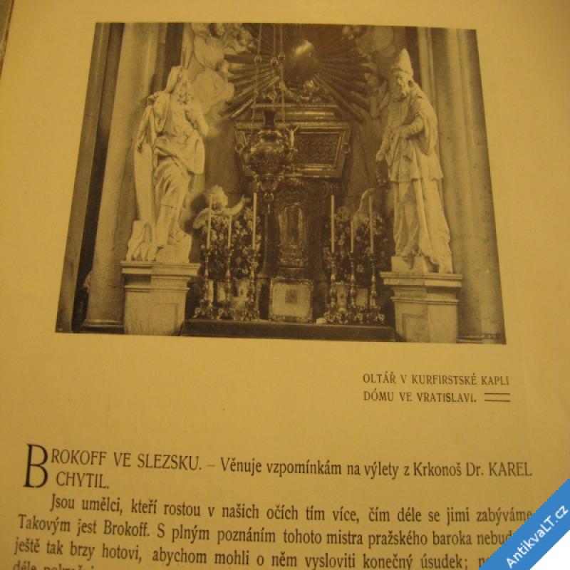 foto DÍLO časopis Jedn. výtvarných umělců 1905 č. 3 sochy Brokoff, Wolff...