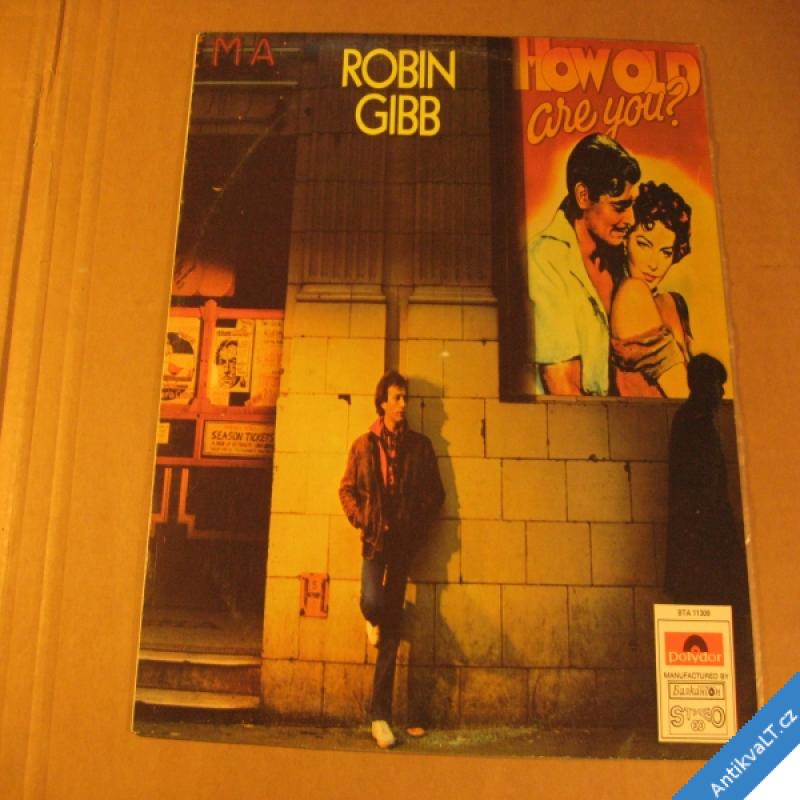 foto Gibb Robin HOW OLD ARE YOU? 1982 LP Balkanton top