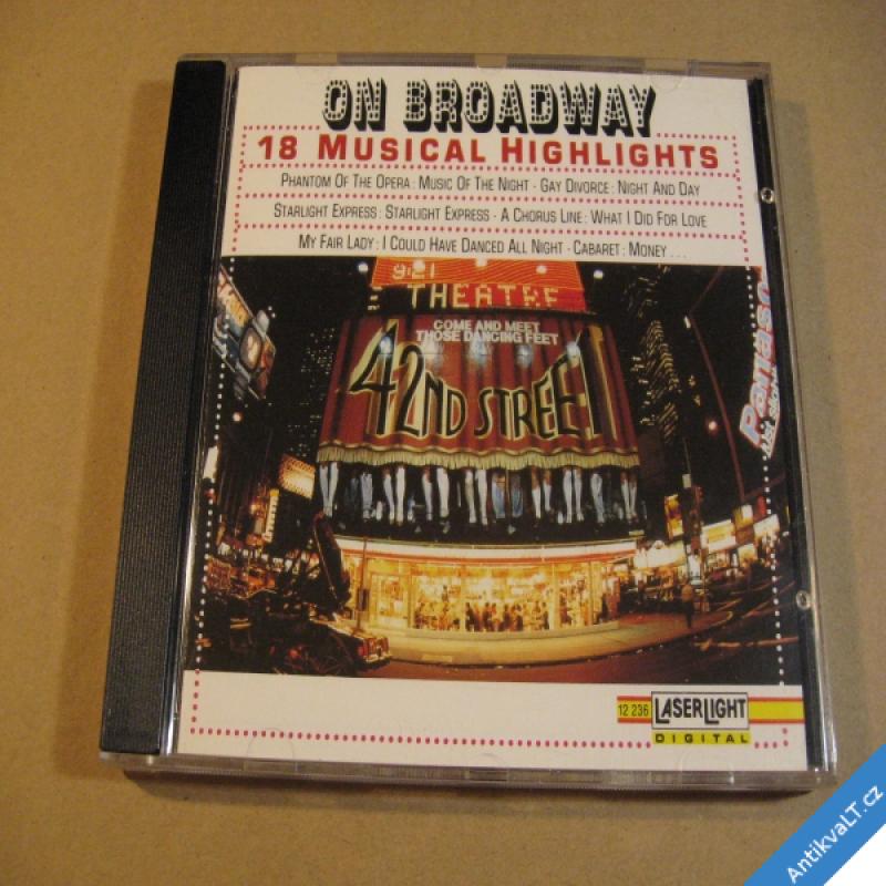 foto ON BROADWAY 18 MUSICAL HIGHLIGHTS 1994 Delta Music CD