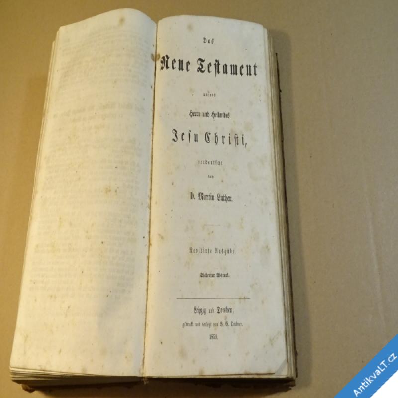 foto DIE BIBEL -  HEILIGE SCHRIFT D. Martin Luthers 1859