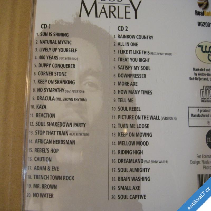 foto Marley Bob real gold 2CD 40 tracks 2003 WW Holland 2CD