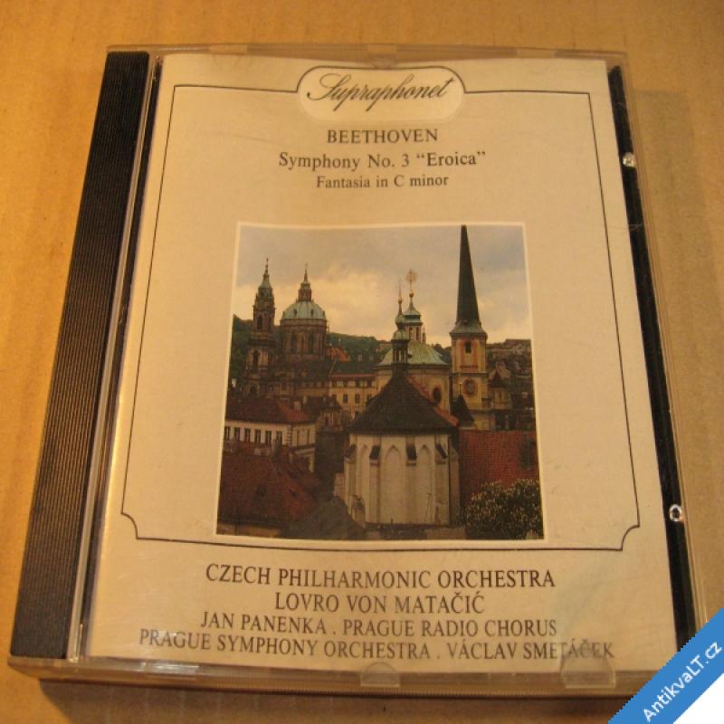 foto Beethoven Sym. No. 3 Eroica, Fantasia in C minor ČFO Matačič Supraphon