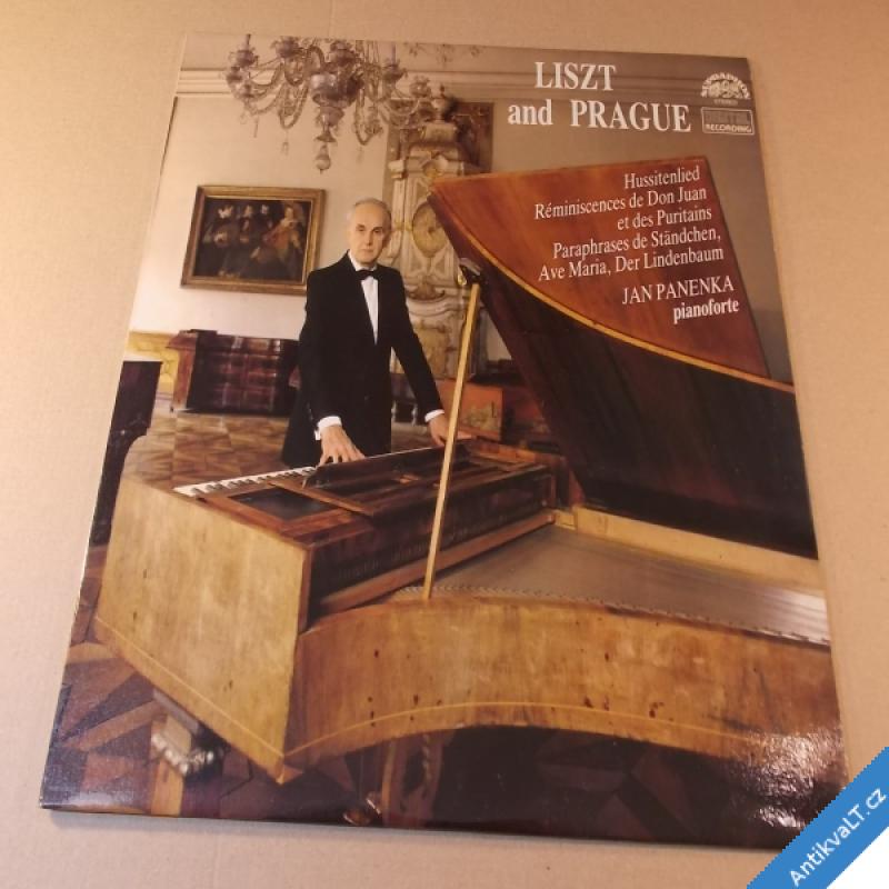 foto Liszt and Prague Panenka Jan - pianoforte 1988 LP 