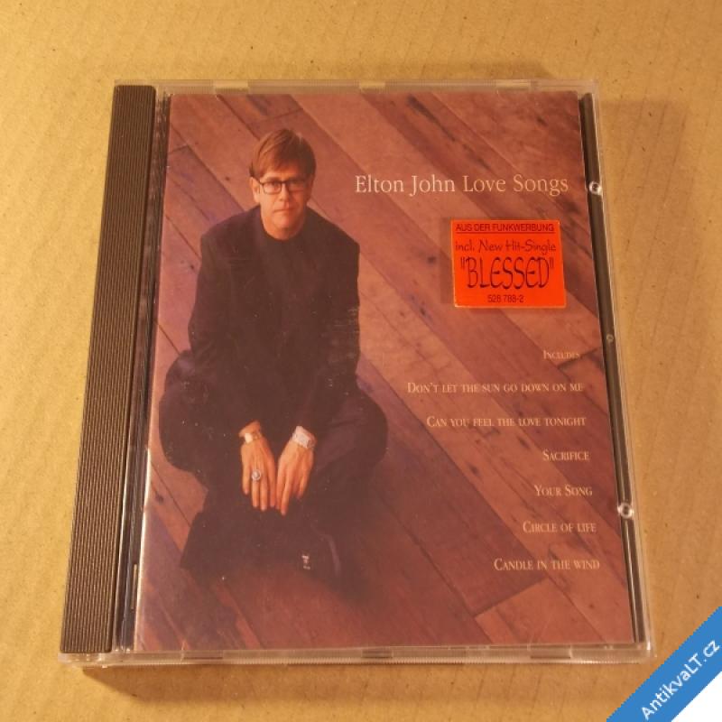 foto Elton John LOVE SONGS incl. Blessed 1995 William A. Bong UK CD