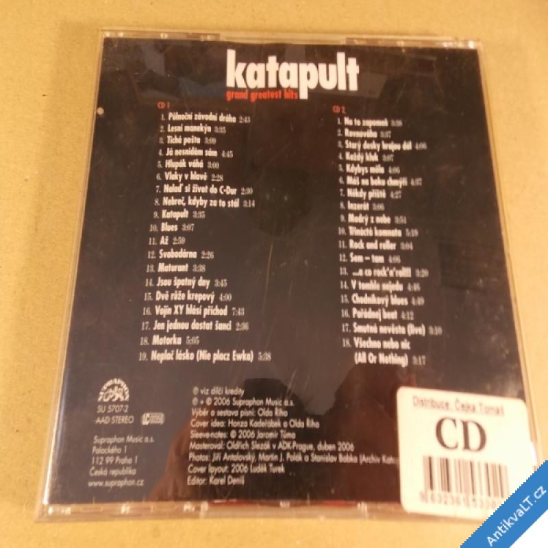 foto KATAPULT - GRAND GREATEST HITS 2006 Supraphon 2CD rarita