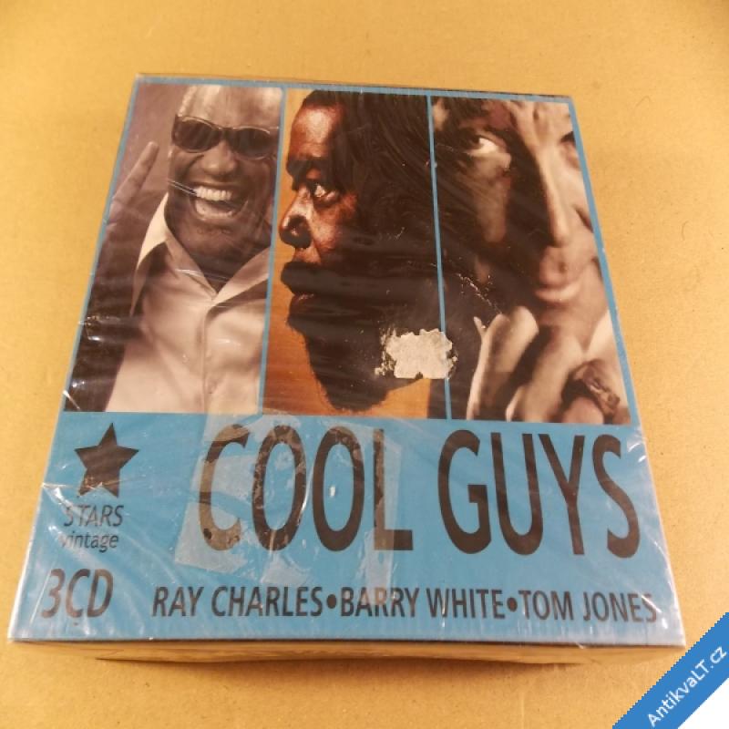 foto COOL GUYS Ray Charles B. White Tom Jones 2005 3 CD nerozbaleno