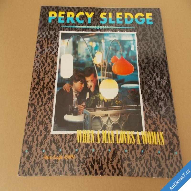 foto Sledge Percy WHEN A MAN LOVES A WOMAN 1987 Bellaphon LP maxisingl