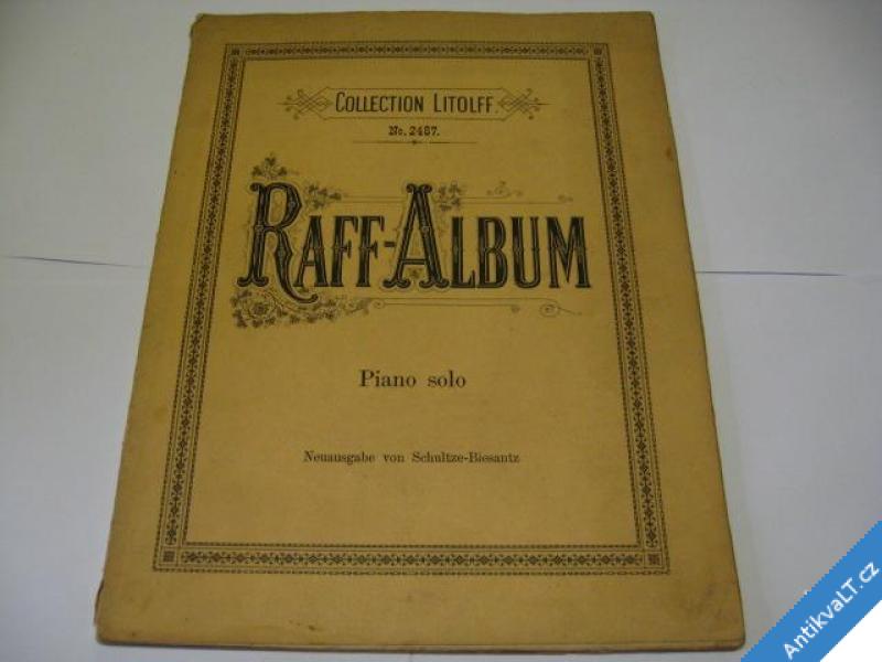 foto 
  RAFF ALBUM  PIANO SOLO  CA 1920 