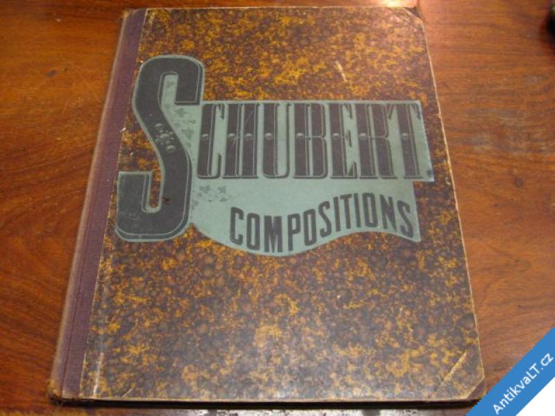 foto 
  SCHUBERT COMPOSITIONS I. II.  NEW YORK CA 1890 